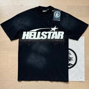 Hellstar Black Graphic T-Shirt
